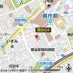 兵庫県警察本部交通部交通指導課神戸交通反則通告センター周辺の地図