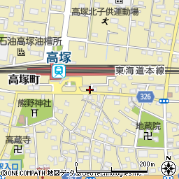 静岡県浜松市中央区高塚町1027周辺の地図
