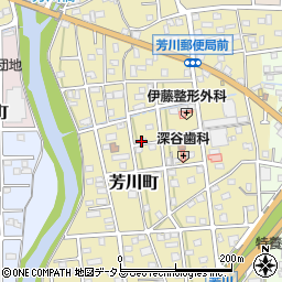 静岡県浜松市中央区芳川町709周辺の地図
