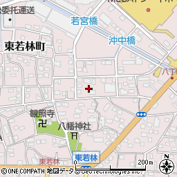 静岡県浜松市中央区東若林町213周辺の地図