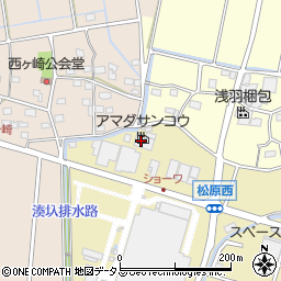 サンコウ電子株式会社袋井工場周辺の地図
