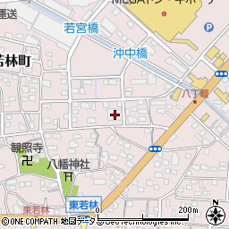 静岡県浜松市中央区東若林町196周辺の地図