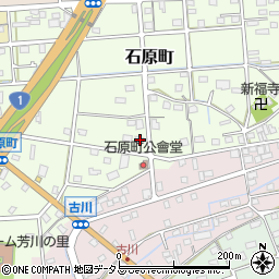 静岡県浜松市中央区石原町57周辺の地図