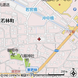 静岡県浜松市中央区東若林町203周辺の地図