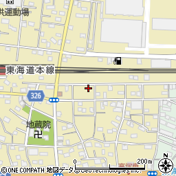 静岡県浜松市中央区高塚町181周辺の地図