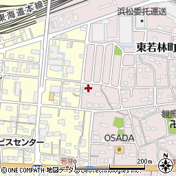 静岡県浜松市中央区東若林町877周辺の地図