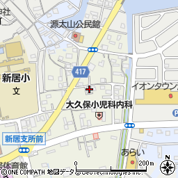 静岡県湖西市新居町浜名189-1周辺の地図