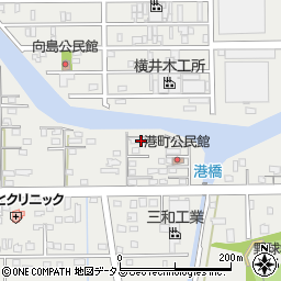 静岡県湖西市新居町新居12周辺の地図