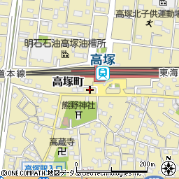 静岡県浜松市中央区高塚町1909周辺の地図