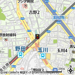 ふくみ屋 焼肉玉川店周辺の地図