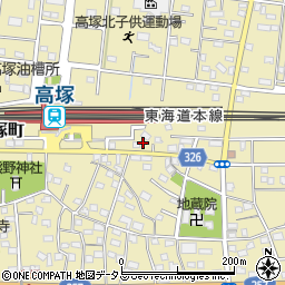 静岡県浜松市中央区高塚町1019周辺の地図