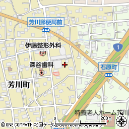 静岡県浜松市中央区芳川町349周辺の地図
