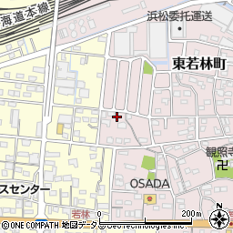 静岡県浜松市中央区東若林町875周辺の地図