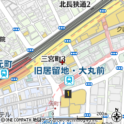 ブラックビズ　神戸店周辺の地図