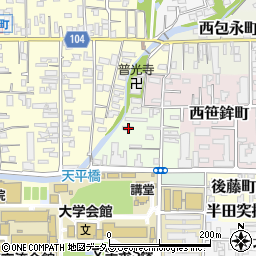 奈良県奈良市北袋町25周辺の地図