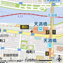 大阪府大阪市中央区天満橋京町1-21周辺の地図