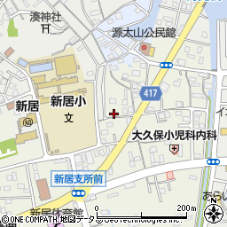 静岡県湖西市新居町浜名303周辺の地図