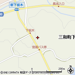 広島県三次市三和町下板木894周辺の地図