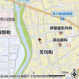 静岡県浜松市中央区芳川町831周辺の地図