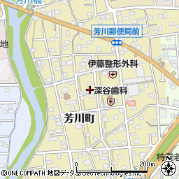 静岡県浜松市中央区芳川町708周辺の地図
