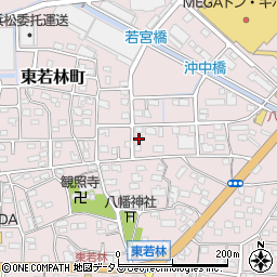 静岡県浜松市中央区東若林町217周辺の地図