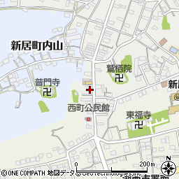 静岡県湖西市新居町新居1664周辺の地図
