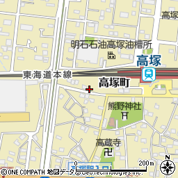 静岡県浜松市中央区高塚町2043周辺の地図