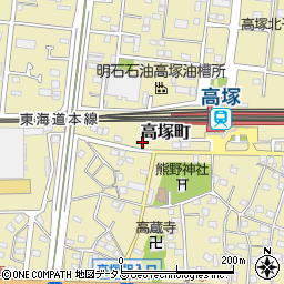 静岡県浜松市中央区高塚町2022周辺の地図