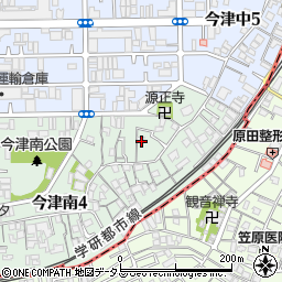 大阪府大阪市鶴見区今津南4丁目5周辺の地図