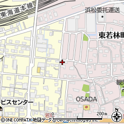 静岡県浜松市中央区東若林町878周辺の地図