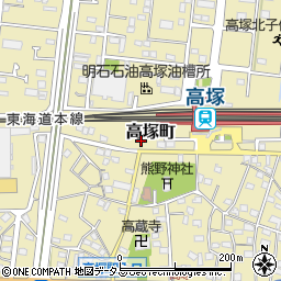 静岡県浜松市中央区高塚町2028周辺の地図