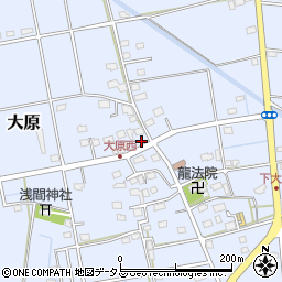 静岡県磐田市大原2357周辺の地図