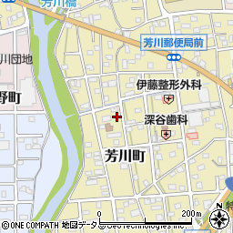 静岡県浜松市中央区芳川町832周辺の地図
