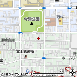楠紙工社周辺の地図
