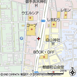 静岡県浜松市中央区都盛町13周辺の地図