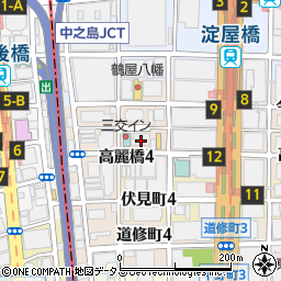 東ソー株式会社　大阪支店周辺の地図