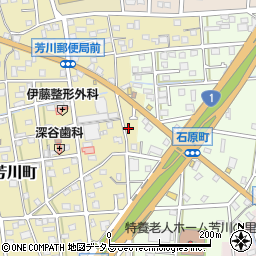 静岡県浜松市中央区芳川町333周辺の地図