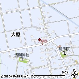 静岡県磐田市大原2385周辺の地図