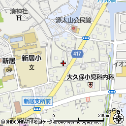 静岡県湖西市新居町浜名300-1周辺の地図