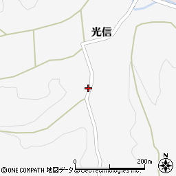 広島県神石郡神石高原町光信227-1周辺の地図