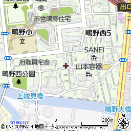 大阪音楽センター周辺の地図