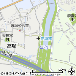 岡山県岡山市北区高塚294周辺の地図