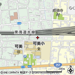 三公社周辺の地図