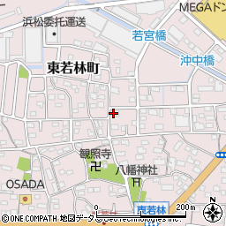 静岡県浜松市中央区東若林町619周辺の地図