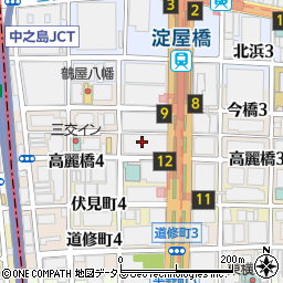 大同特殊鋼株式会社　大阪支店特殊鋼ソリューション部周辺の地図
