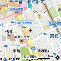 ファビット（ｆａｂｂｉｔ）・神戸三宮周辺の地図