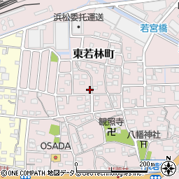 静岡県浜松市中央区東若林町670周辺の地図