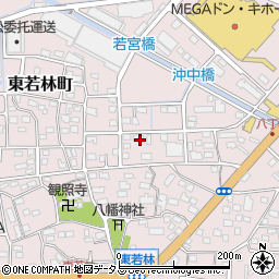 静岡県浜松市中央区東若林町211周辺の地図