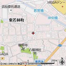 静岡県浜松市中央区東若林町622周辺の地図