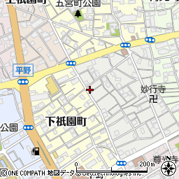 タイムズ神戸神田町第２駐車場周辺の地図